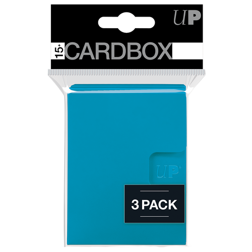 Ultra Pro - PRO 15+ Card Boxes 3-pack: Light Blue