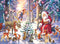 Puzzle - Ravensburger  - Christmas in the Forest (100 Pieces)