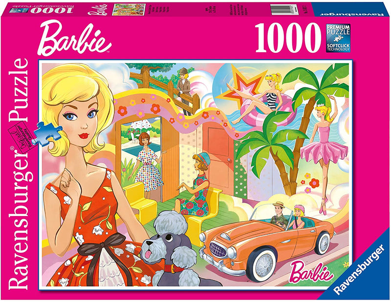 Puzzle - Ravensburger - Barbie: Vintage Barbie (1000 Pieces)