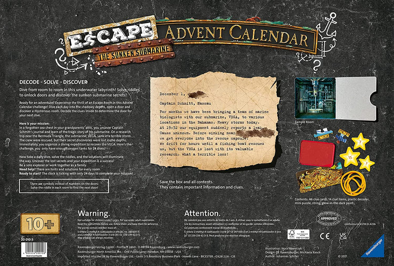 Escape: The Sunken Submarine - Advent Calendar