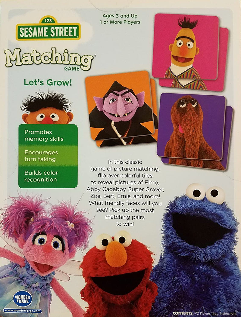 Matching Game - Sesame Street