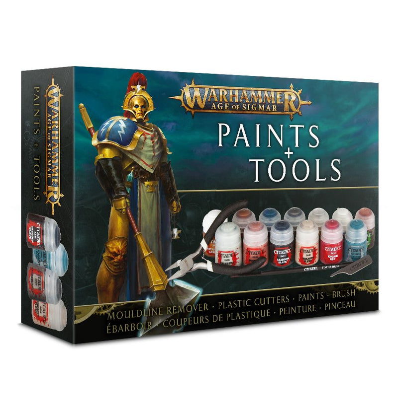 Games Workshop - Warhammer: Age of Sigmar - Paints & Tools Set