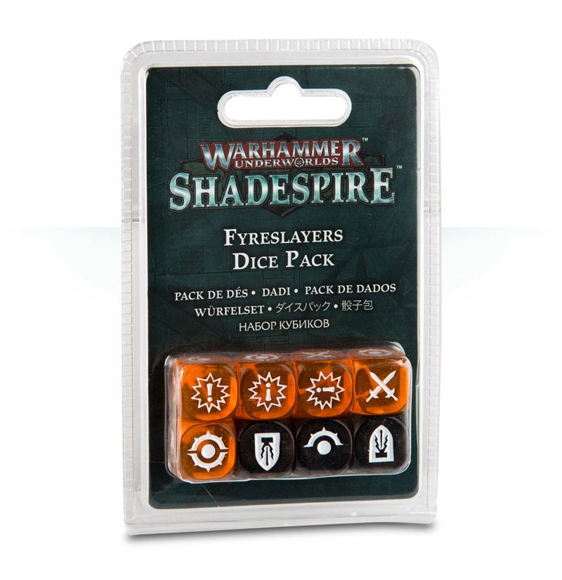 Games Workshop - Warhammer Underworlds: Shadespire - Fyreslayers Dice Pack