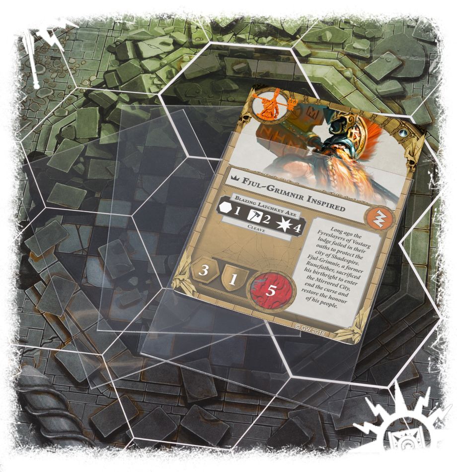 Games Workshop - Warhammer Underworlds: Shadespire - The Chosen Axes Sleeves