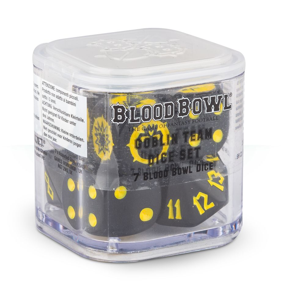 Games Workshop - Blood Bowl: Goblin Team Dice Set