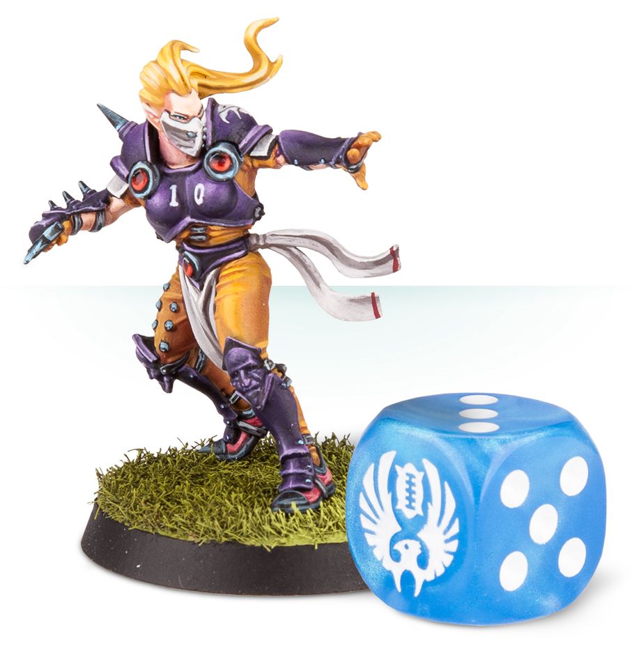 Games Workshop - Blood Bowl: Elven Union Dice Set