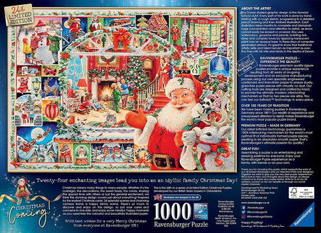 Puzzle - Ravensburger  - Christmas is Coming! (1000 Pieces)