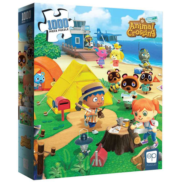 Puzzle - USAopoly - Animal Crossing: New Horizons “Welcome to Animal Crossing” (1000 Pieces)