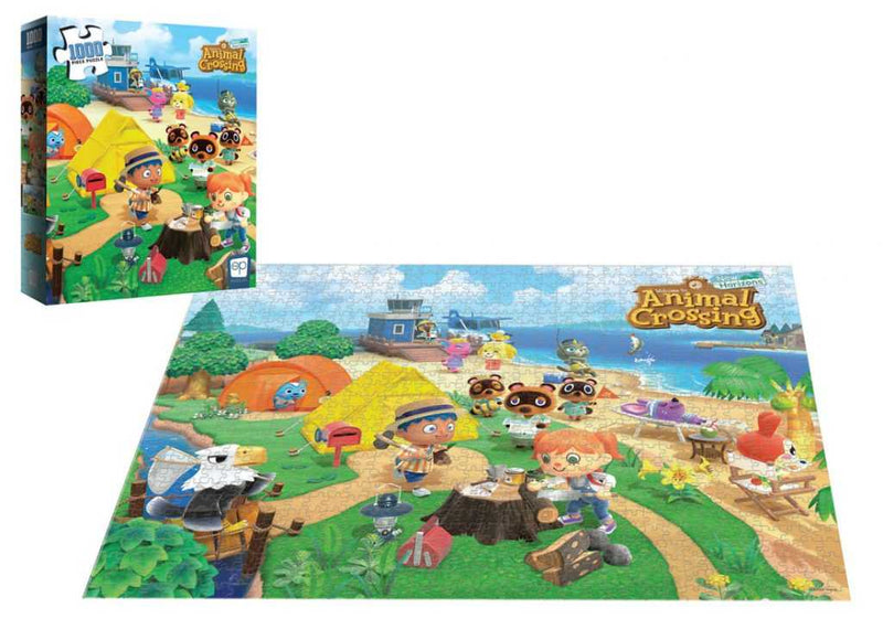 Puzzle - USAopoly - Animal Crossing: New Horizons “Welcome to Animal Crossing” (1000 Pieces)