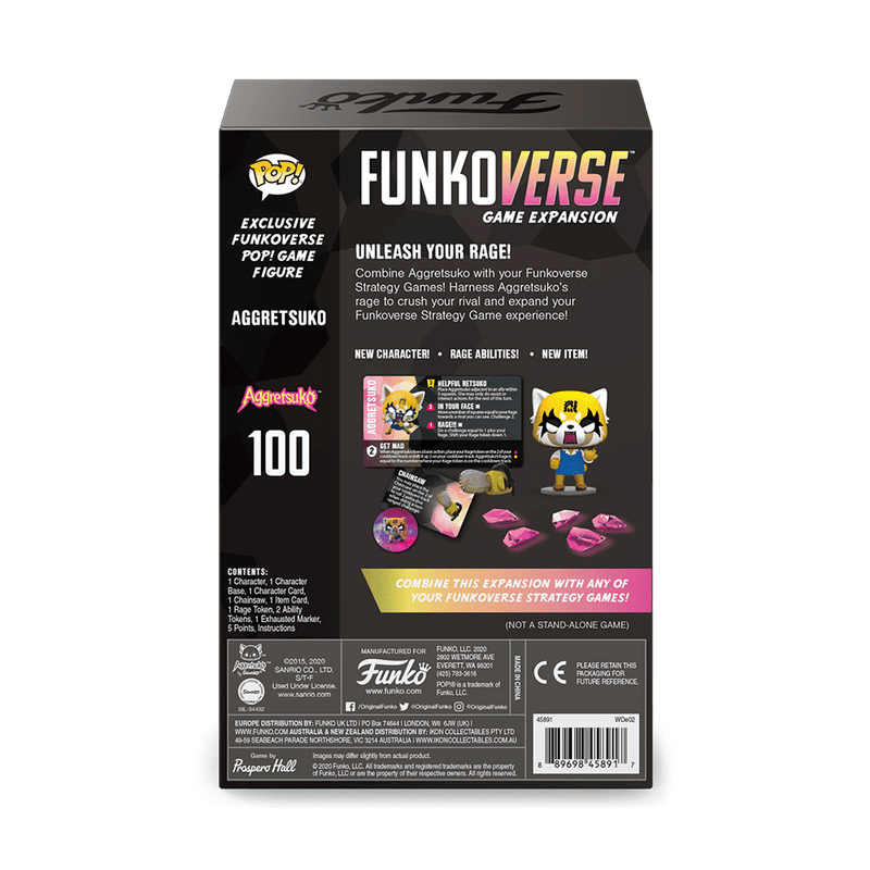 Funkoverse Strategy Game: Aggretsuko 100