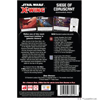 Star Wars: X-Wing (Second Edition) – Siege of Coruscant Battle Pack