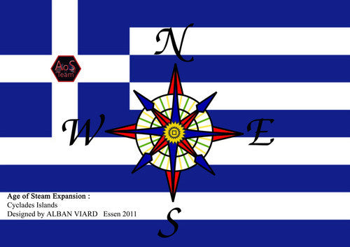 Age of Steam Expansion: Greece and Cyclades