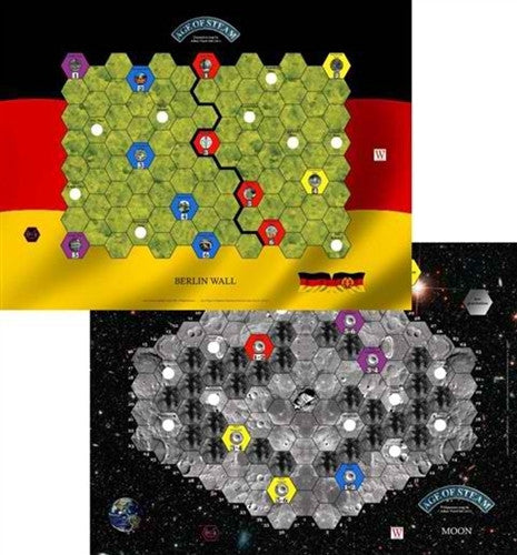 Age of Steam Expansion: Moon and Berlin Wall