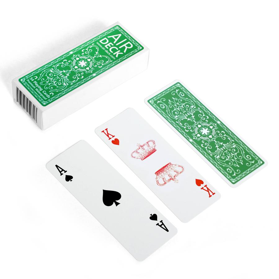 Air Deck Playing Cards - Classic Green