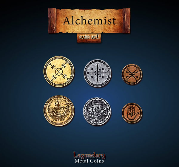 Legendary Metal Coins: Season 4 - Alchemist Coin Set (24 pcs)