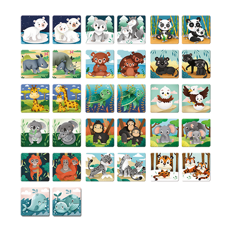 Ecologic Memory: Animals at Risk! (32 Pieces)