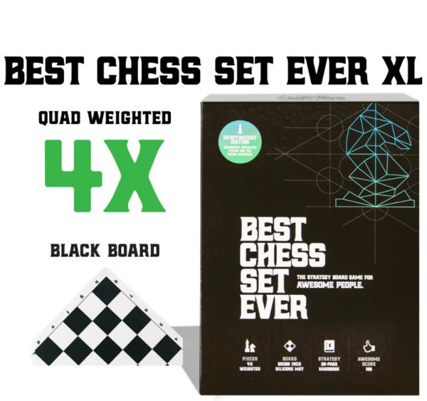 Best Chess Set Ever (XL Black)