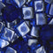 8mm Plastic Cubes: Set of 20 (Blue)