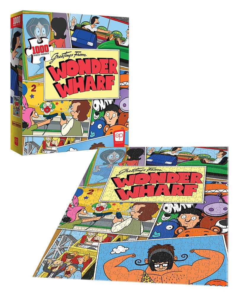 Puzzle - USAopoly - Bob’s Burgers “Greetings from Wonder Wharf” (1000 Pieces)