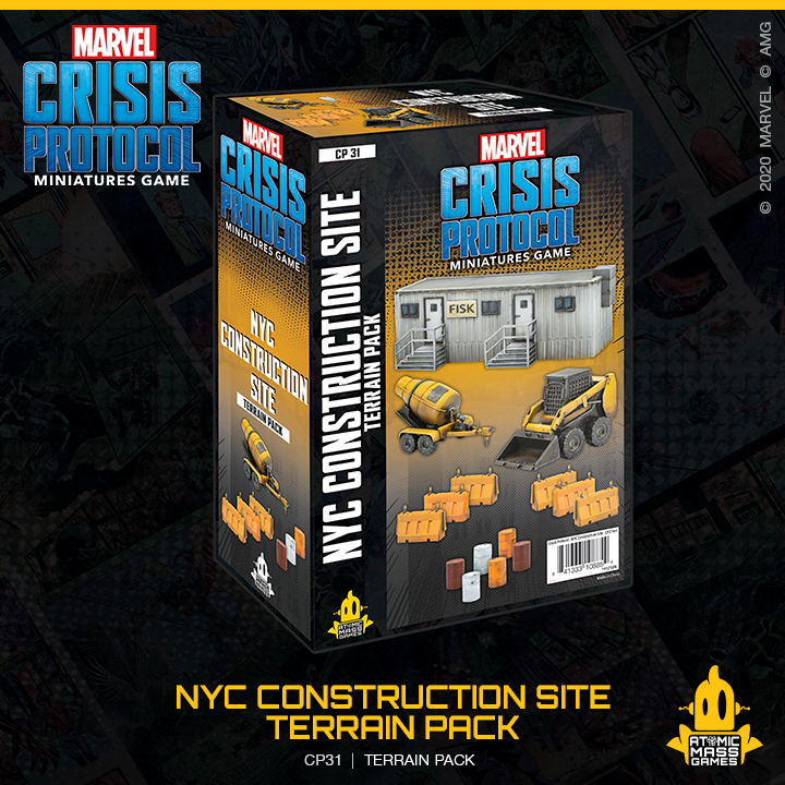 Marvel: Crisis Protocol - NYC Construction Site Terrain Pack