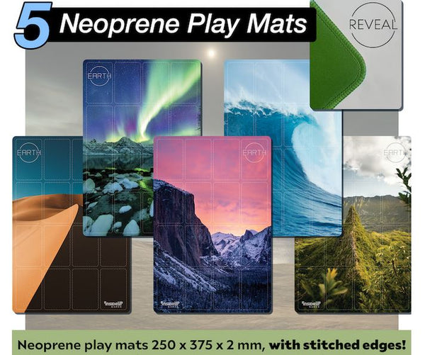 Earth Neoprene Playmats (Set of 5)