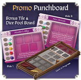 Tabriz Promo Punchboard (Bonus Tile & Dice Pool Board)