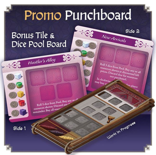 Tabriz Promo Punchboard (Bonus Tile & Dice Pool Board) *PRE-ORDER*