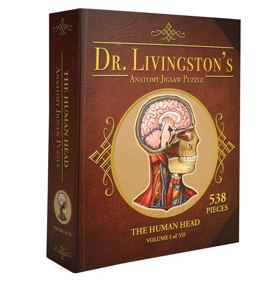 Puzzle - Genius Games - Dr Livingston: Human Head (538 Pieces)