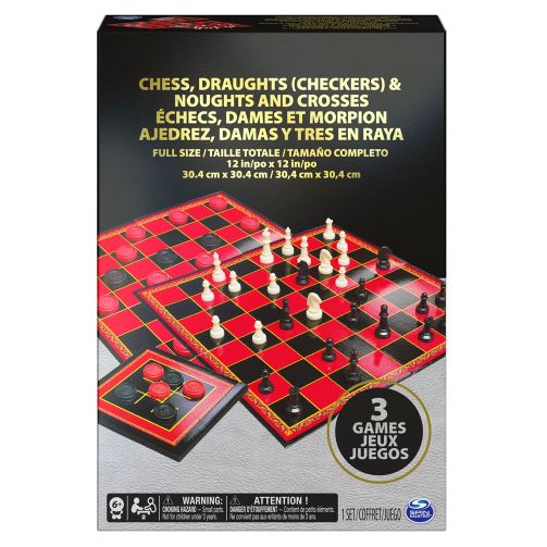 Chess, Checkers & Tic Tac Toe