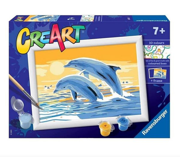 Ravensburger CreArt Paint - Delightful Dolphins