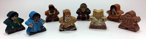Character Meeples for Near and Far (8 pcs)