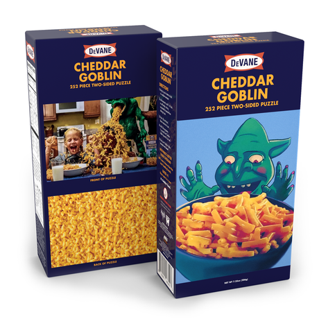 Puzzle - Mondo - Cheddar Goblin: 2-Sided Puzzle (252 Pieces)
