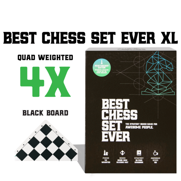 Best Chess Set Ever (XL Blue)