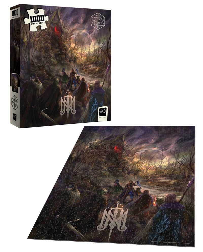 Puzzle - USAopoly - Critical Role: The Mighty Nein "Isharnai's Hut" (1000 Pieces)