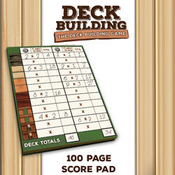 Deck Building: The Deck Building Game - 100 Page Scorepad