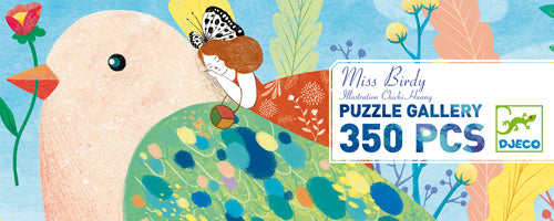 Puzzle - Djeco - Miss Birdy (350 Pieces)