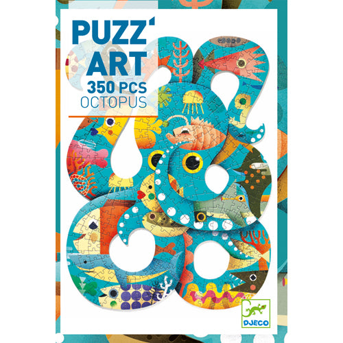 Puzzle - Djeco - Puzz'art: Octopus (350 Pieces)