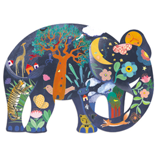 Puzzle - Djeco - Puzz'art: Elephant (150 Pieces)