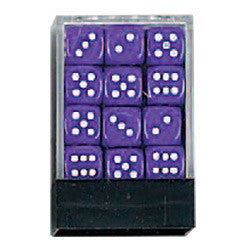 DLX Opaque Dice: 36pc 12mm (Purple)