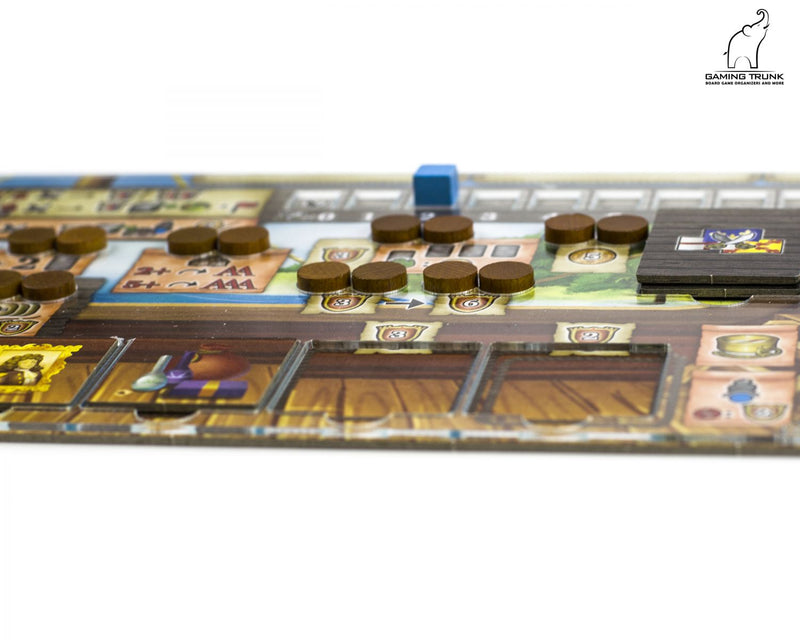 Gaming Trunk - Acrylic overlays for the Maracaibo player board