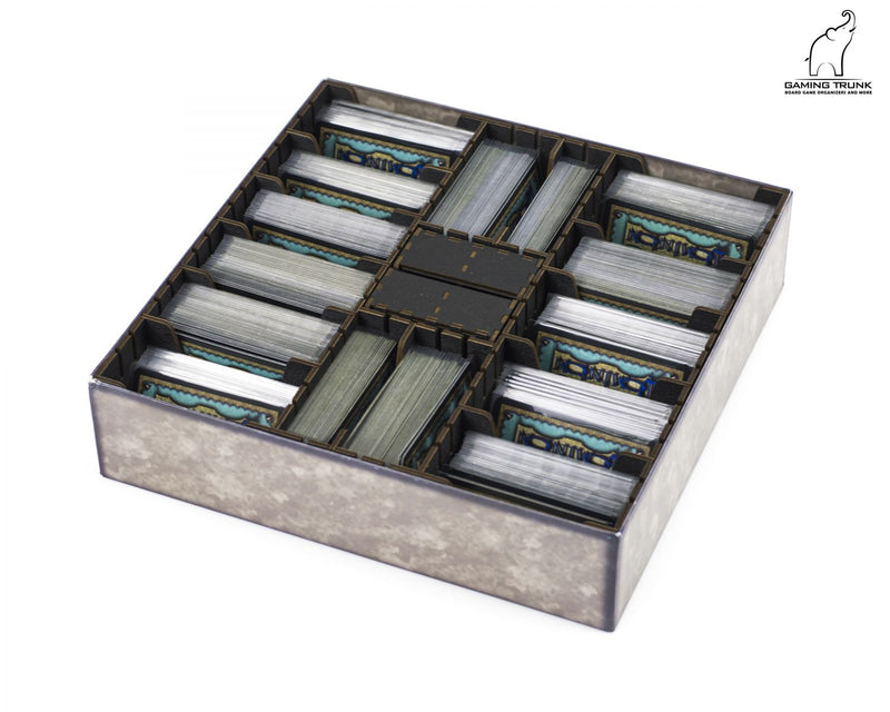 Gaming Trunk - Powerful Organizer for Dominion (Walnut. For unsleeved cards)