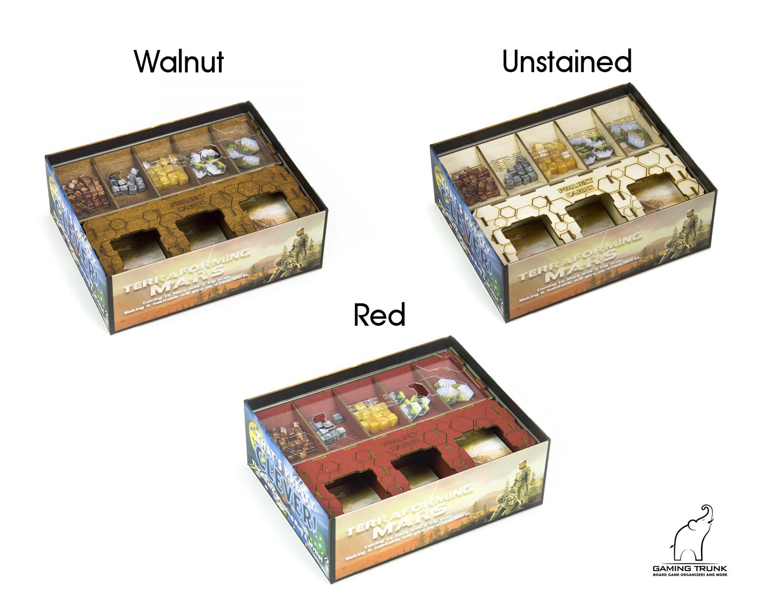 Gaming Trunk - Ares Organizer for Terraforming Mars: Ares Expedition (Red)