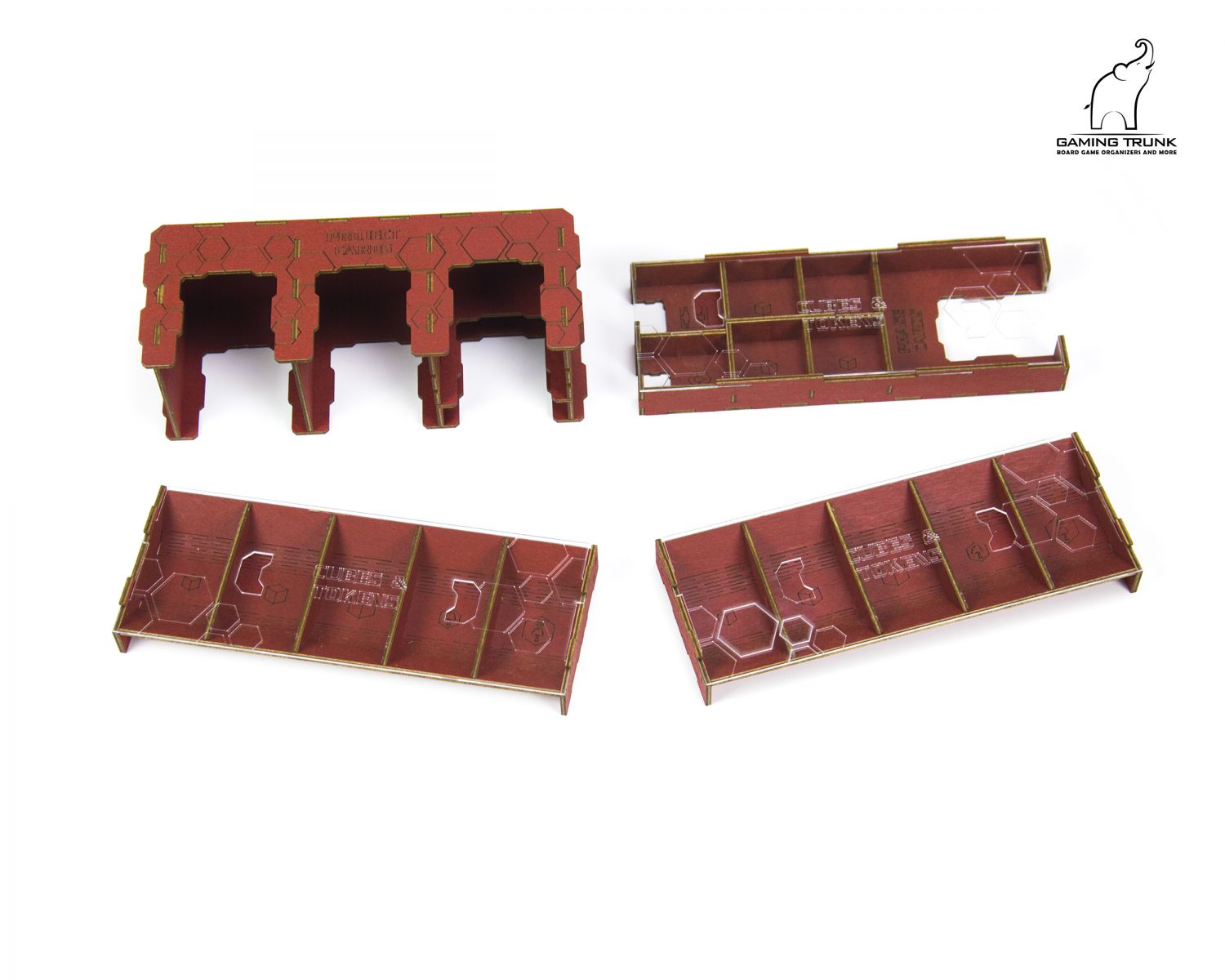 Gaming Trunk - Ares Organizer for Terraforming Mars: Ares Expedition (Red)