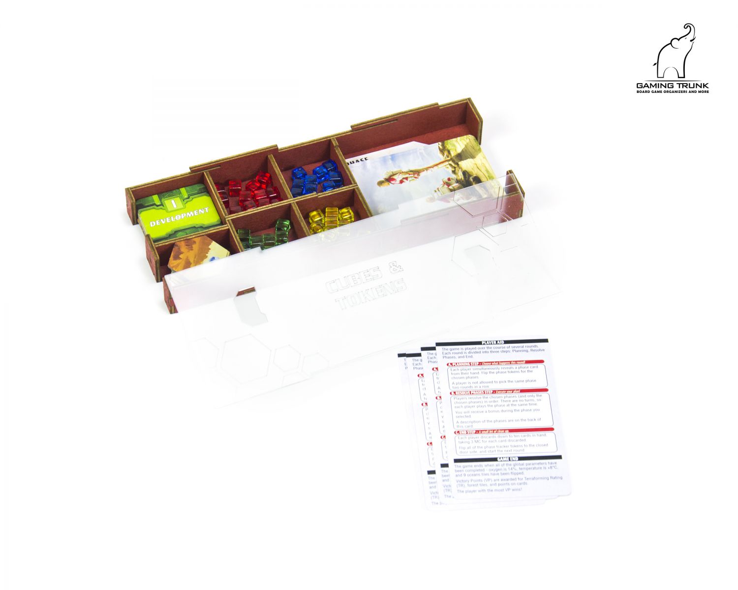 Gaming Trunk - Ares Organizer for Terraforming Mars: Ares Expedition (Red)