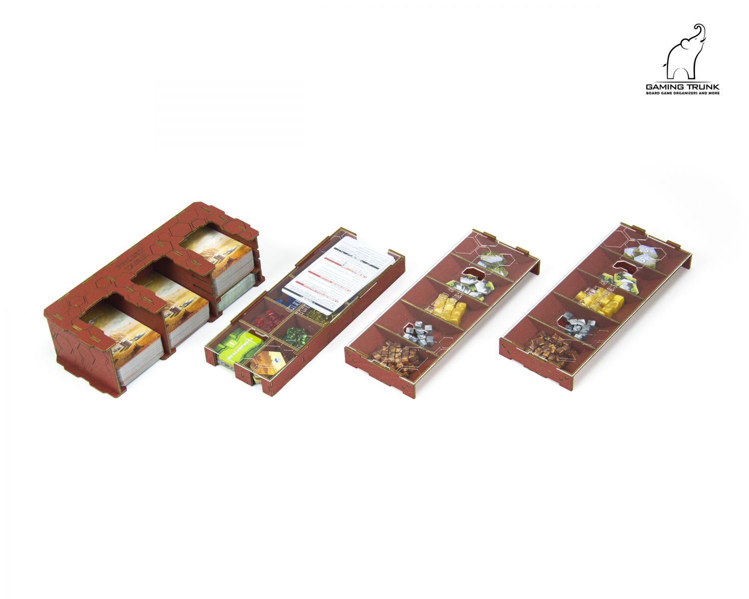 Gaming Trunk - Ares Organizer for Terraforming Mars: Ares Expedition (Red)