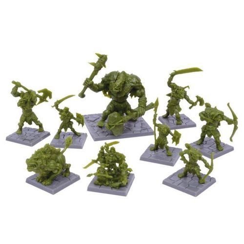 Dungeon Saga: Green Rage Miniatures Set