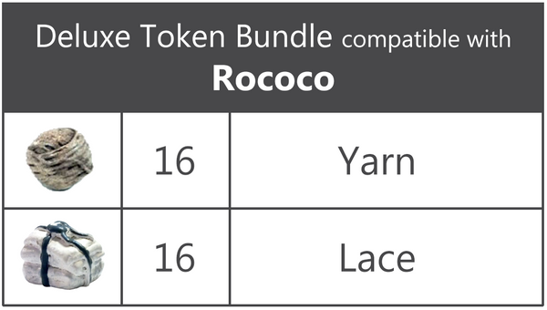 Top Shelf Gamer - Deluxe Token Bundle compatible with Rococo