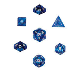 Dice Set - Pearlized Polyhedral 10pc - Navy