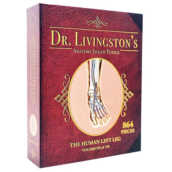 Puzzle - Genius Games - Dr Livingston: Human Left Leg (864 Pieces)