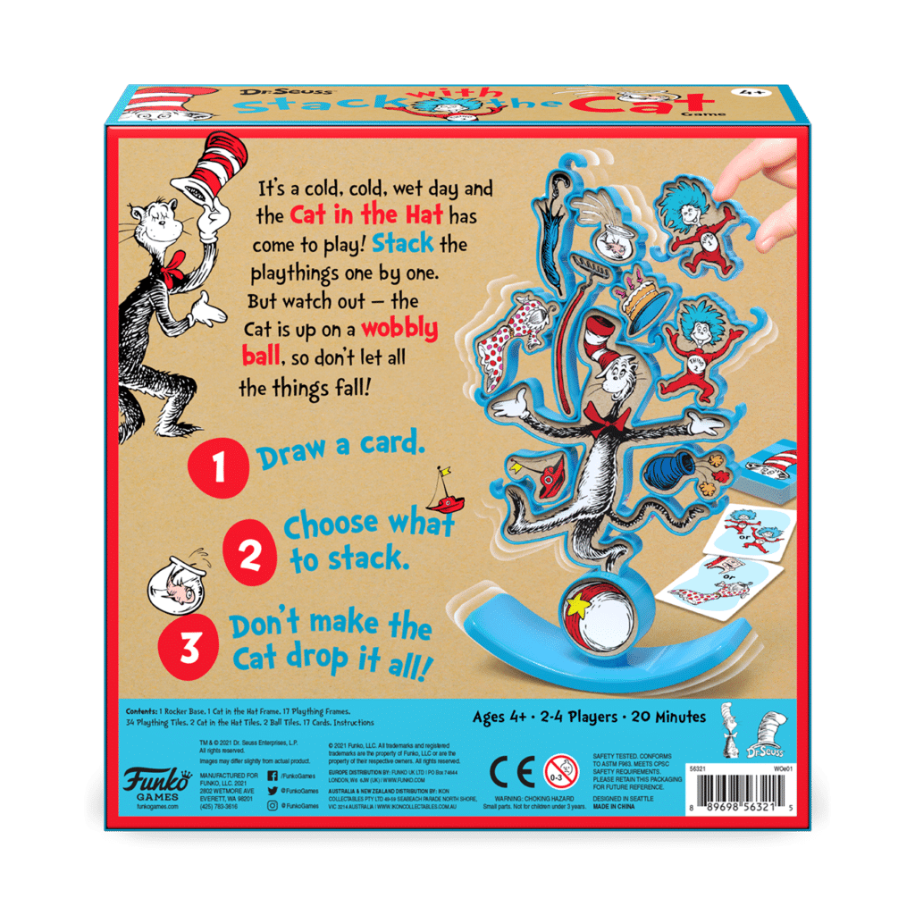 Dr. Seuss Stack With The Cat Game